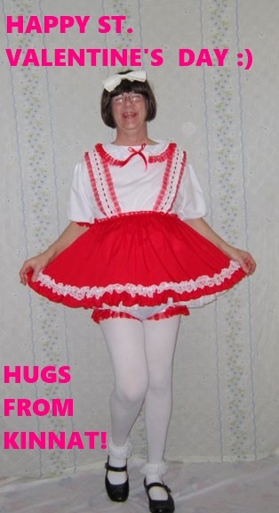 Happy St. Valentine's day! - Me in my holiday dress :), Dolled up, Holiday