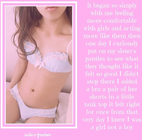 Humble beginnings 🎀  - Sissy captions , sissy,captions,panty boy,be a girl,, Slow Change,Feminization,Sissy Fashion,Bad Boy To Good Girl,Dolled Up,Magical Change