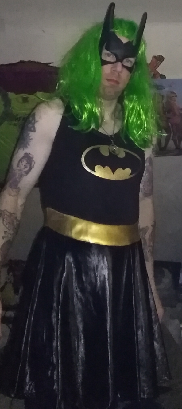 how many of you can caption this? - I dig Halloween all year round, bat girl, Feminization,Body Suits,Holiday,Dolled Up