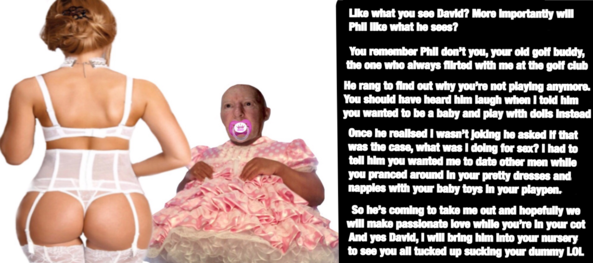 Sissy Baby Cuckold Fantasy - You Rember Phil, Dave?, Sissy,sissybaby,Cuckold,humiliation, Adult Babies,Feminization,Diaper Lovers