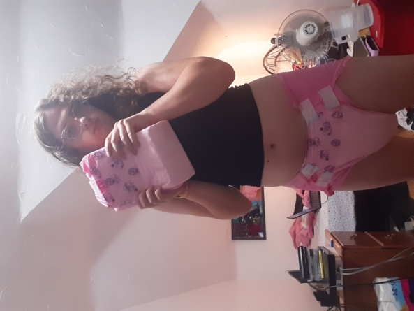 What do you mean that it can handle one more wetting?! - Tottaly soaked diaper!, soaked baby diaper abdl sissy sissy baby, Adult Babies,Diaper Lovers