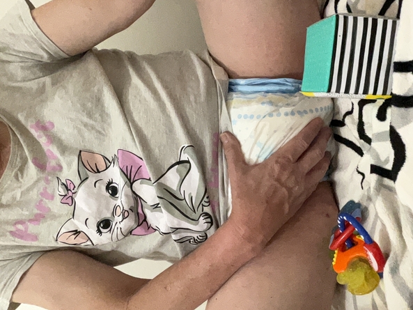 Baby playtime  - Baby playing then was misbehaving and had to do corner time , Adult baby,regression,thick diaper , Adult Babies,Feminization,Masterbation,Sissy Fashion,Diaper Lovers