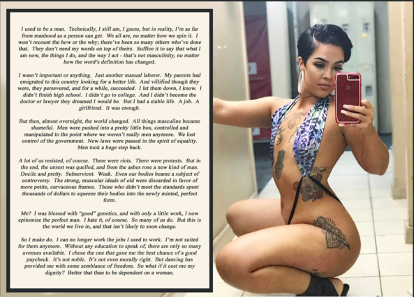 The Feminization Station Captions 1 - Captions I created for my blog, the Feminization Station..., sissy,trap,shemale,feminization,tg,transgender,tg caps,tg captions,captions, Sex Toys,Hormones,Mind Altering,Wedding,Oral Sex,Gay Orientation,Sci-Fi,Anal Sex,Bisexual Orientation