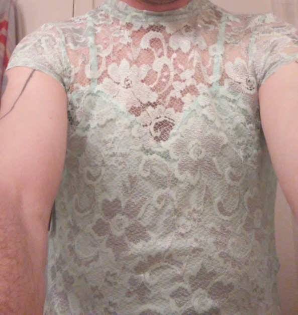 New dress - An a fresh diaper, Easter dress, Dolled Up,Feminization